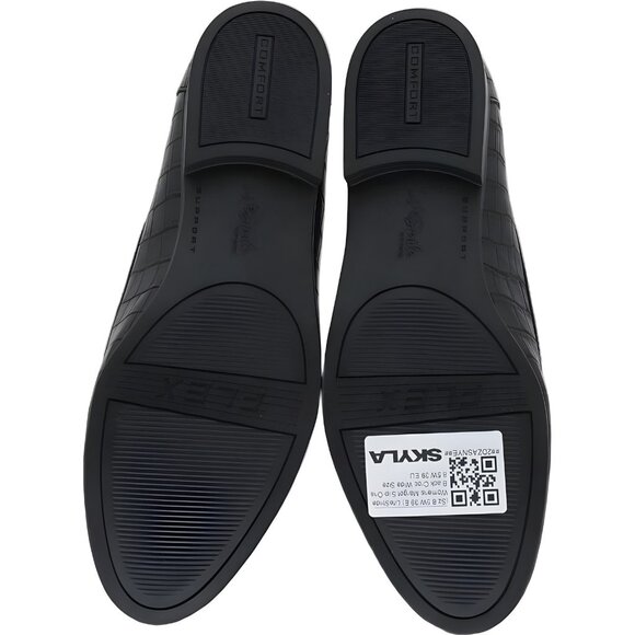 LifeStride Margot Black Croc Slip-On Loafers, Wide Comfort Women's US 8.5W - Picture 6 of 6